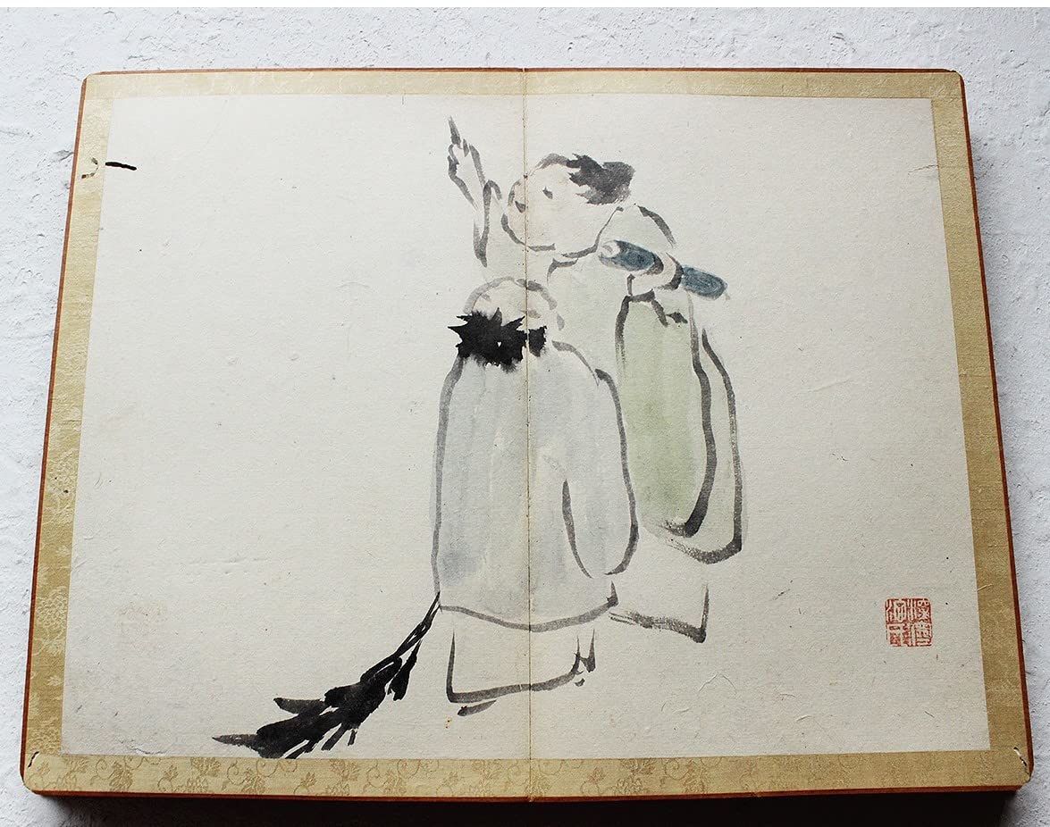 Amazon | 池大雅 真筆 画帖18図 肉筆紙本 検 骨董 池玉瀾